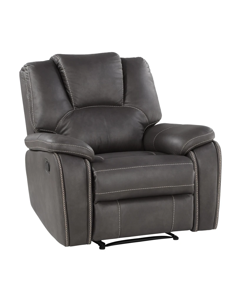 Katrine 39" Manual Recliner - Charcoal