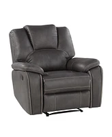 Katrine 39" Manual Recliner - Charcoal