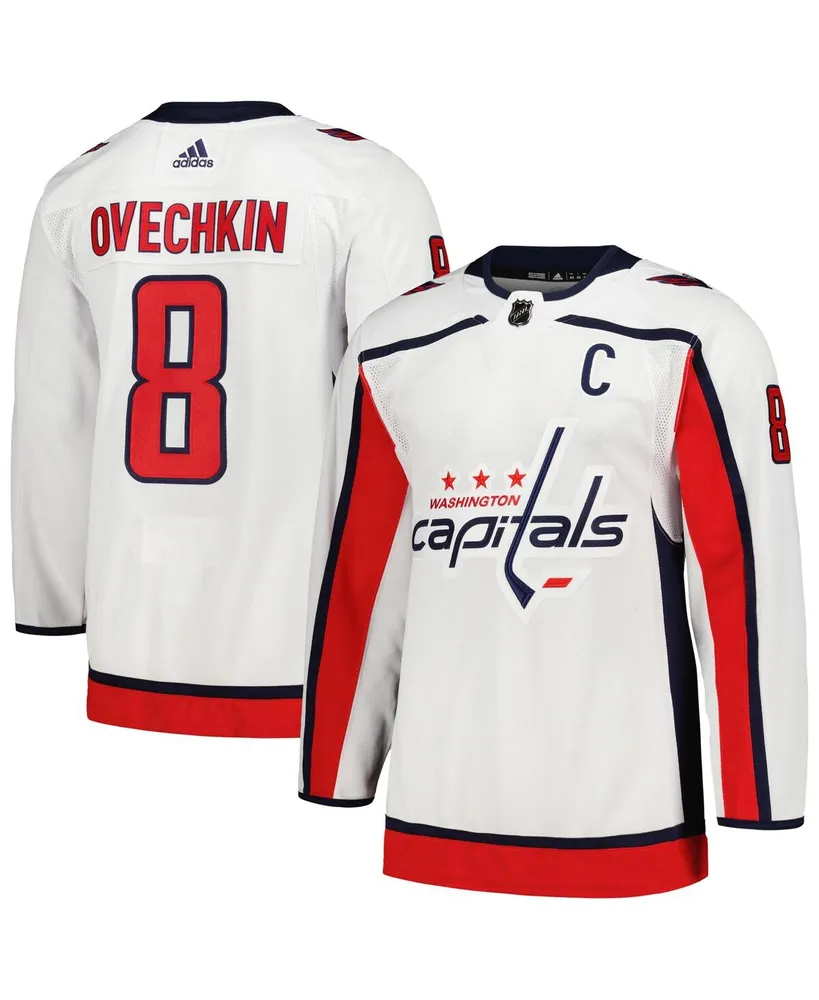 Men's adidas Alexander Ovechkin White Washington Capitals Away Captain Authentic Player Jersey