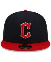 Men's New Era Navy, Red Cleveland Guardians Authentic Collection On-Field 59FIFTY Fitted Hat