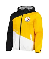 Men's Tommy Hilfiger Black, Gold Pittsburgh Steelers Bill Full-Zip Jacket