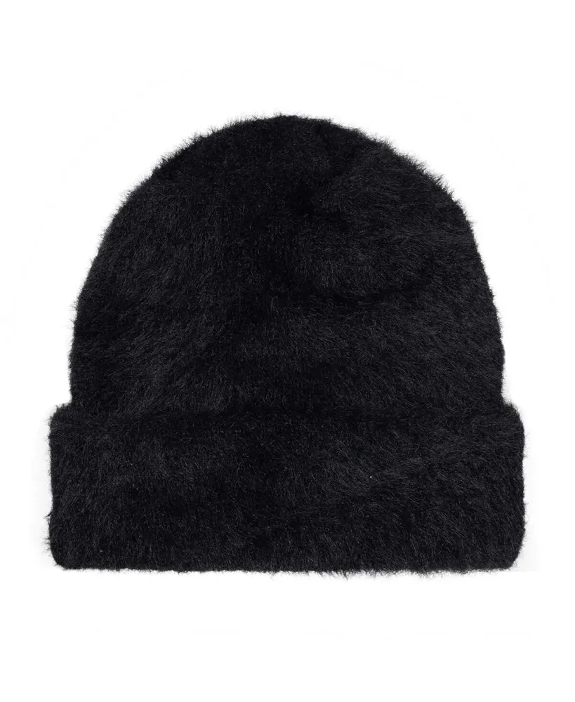 Women's New Era Black San Francisco Giants Fuzzy Cuffed Knit Hat