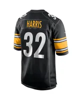 Men's Nike Franco Harris Black Pittsburgh Steelers Game Retired Player Jersey