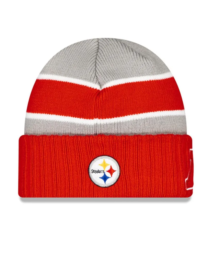 Men's New Era Gray Pittsburgh Steelers 2024 Nfl Pro Bowl Cuffed Knit Hat