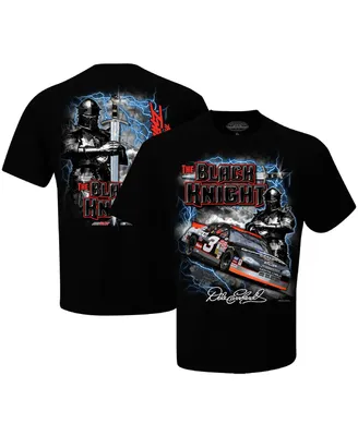 Men's Checkered Flag Sports Black Dale Earnhardt Knight T-shirt