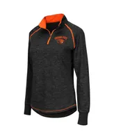 Women's Colosseum Oregon State Beavers Bikram Raglan Quarter-Zip Top