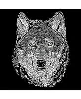 Girl's Word Art T-shirt - Wolf