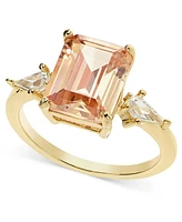 Charter Club Gold-Tone Champagne Stone Ring, Created for Macy's