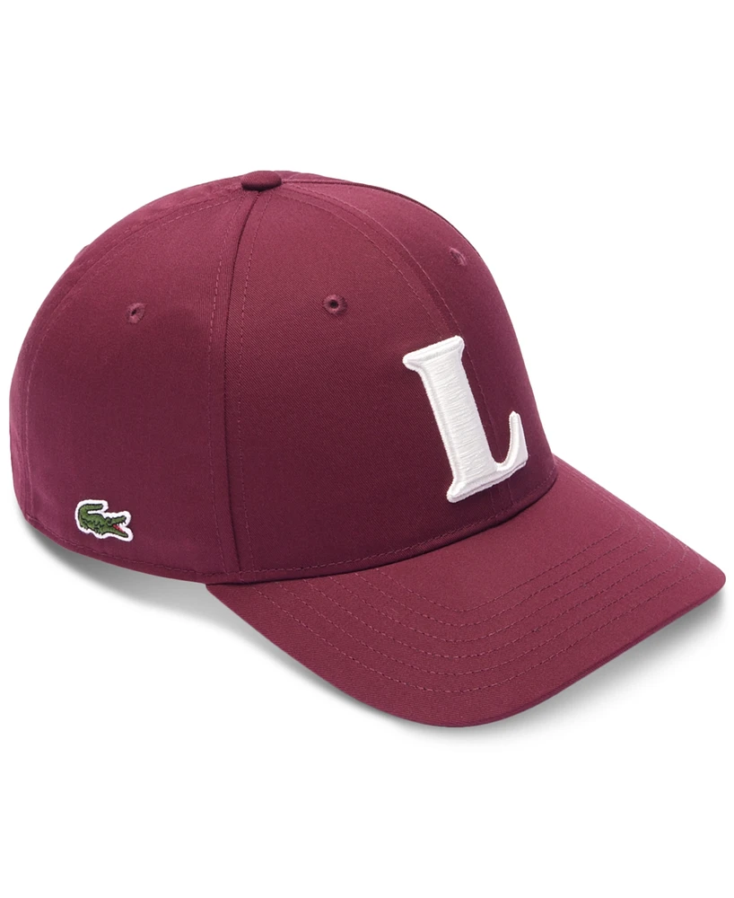 Lacoste Men's Contrast Logo Twill Baseball Cap