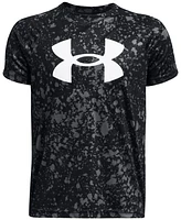 Under Armour Big Boys Tech Logo Printed Short Sleeve T-shirt