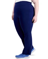 Id Ideology Plus High Rise Flared Leggings, Created for Macy's