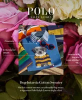 Polo Ralph Lauren Big Boys Dog-Intarsia Cotton Sweater