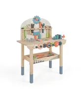 Kids Play Tool Workbench with Realistic Accessories