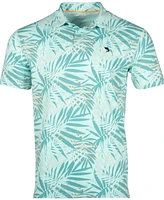 Salt Life Men's Jungle Vibes Palm Print Short-Sleeve Polo Shirt