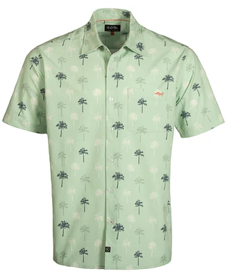 Salt Life Men's Palm Solo Print Short-Sleeve Button-Up Shirt