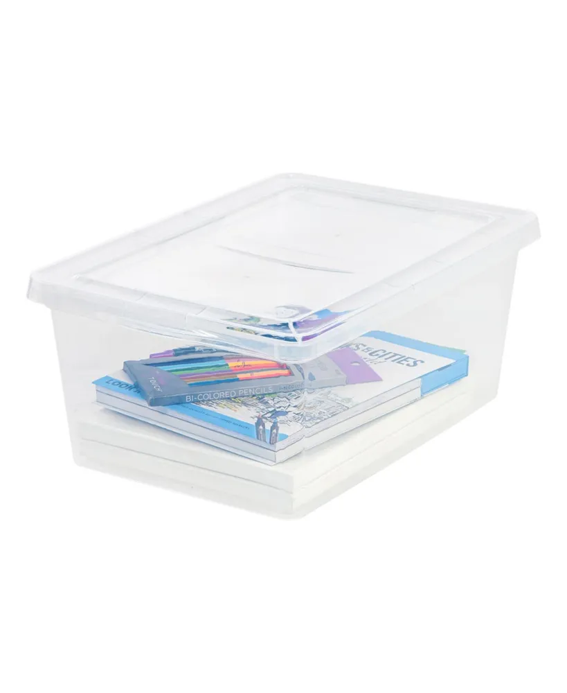 Iris Usa 17 Quart Clear Storage Box, Clear