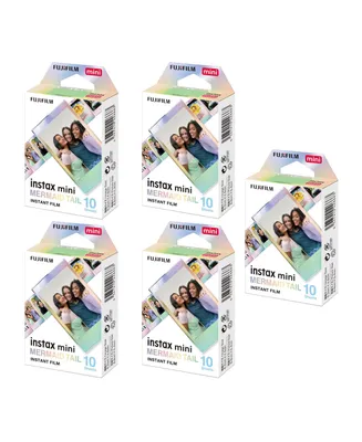 Fujifilm Instax Mini Mermaid Tail Film, Glitter Styles (10 Exposures) 5-Pack