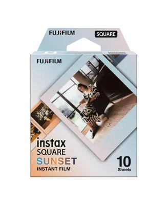 Fujifilm Instax Square Sunset 800 Iso Color Film 10 Exposures with Warm Tone