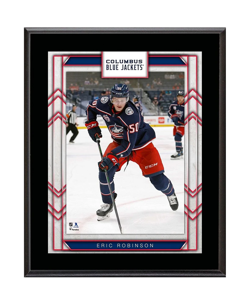 Eric Robinson Columbus Blue Jackets 10.5" x 13" Sublimated Player Plaque