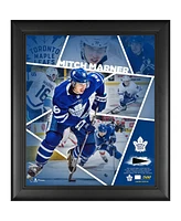 Mitchell Marner Toronto Maple Leafs Framed 15'' x 17'' Impact Player Collage with a Piece of Game-Used Puck - Limited Edition of 500