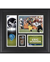 Eric Dickerson Los Angeles Rams Framed 15'' x 17'' Player Collage with a Piece of Game-Used Football