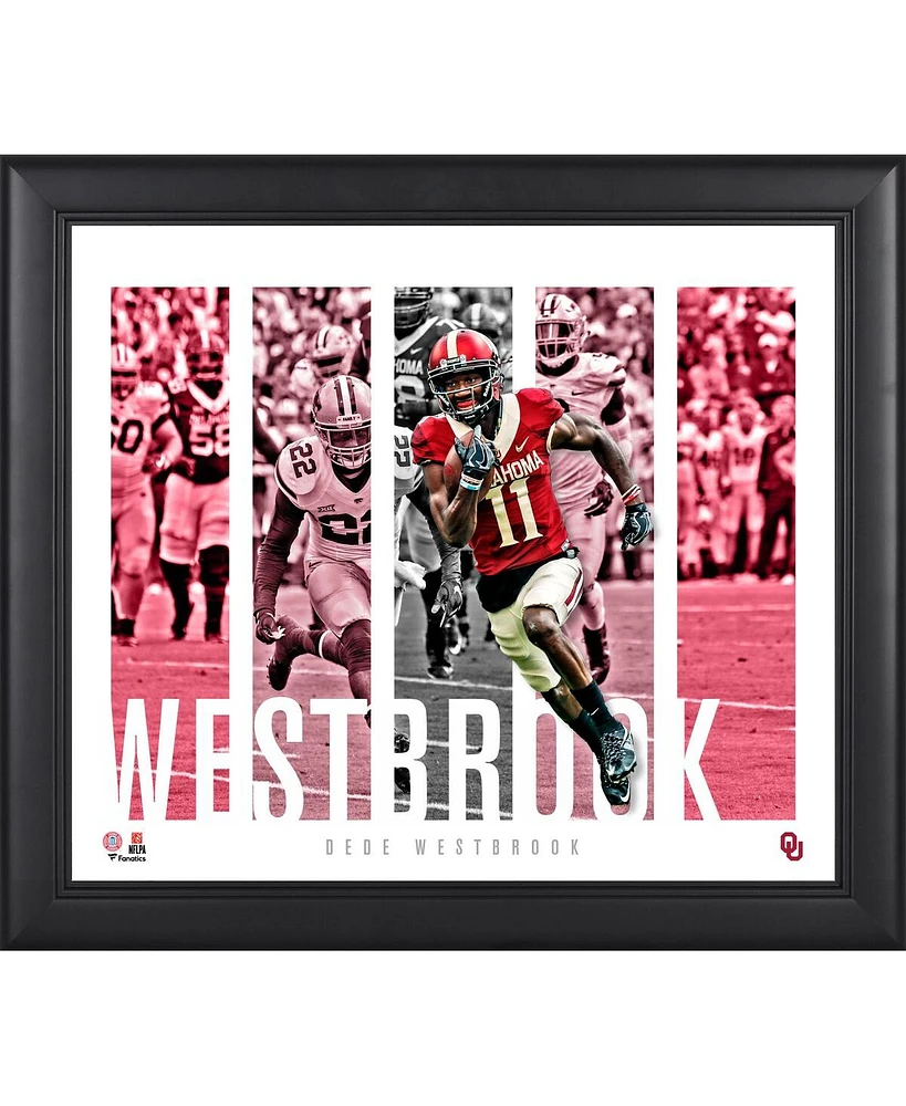 Dede Westbrook Oklahoma Sooners Framed 15'' x 17'' Player Panel Collage