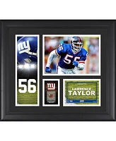 Lawrence Taylor New York Giants Framed 15" x 17" Player Collage with a Piece of Game-Used Football