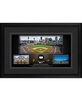 Pittsburgh Pirates Framed 10" x 18" Stadium Panoramic Collage with a Piece of Game-Used Baseball - Limited Edition of 500