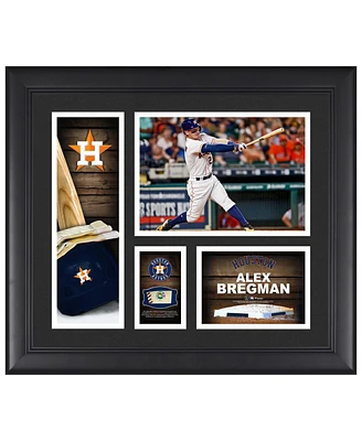 Alex Bregman Houston Astros Framed 15" x 17" Player Collage with a Piece of Game-Used Baseball