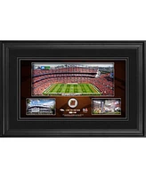 Denver Broncos Framed 10" x 18" Stadium Panoramic Collage with Game-Used Football - Limited Edition of 500