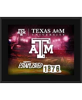 Texas A&M Aggies 10.5" x 13" Sublimated Horizontal Team Logo Plaque