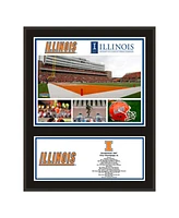 Illinois Fighting Illini 12'' x 15'' Sublimated Team Plaque