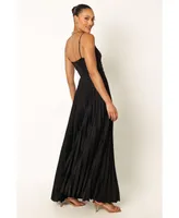 Naira Pleated Maxi Dress