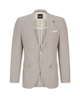 Boss by Hugo Boss Men's Micro-Patterned Slim-Fit Jacket