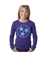 Girl's Word Art Long Sleeve - Tennessee Tristar