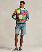 Polo Ralph Lauren Men's Patchwork-Print Spa Terry Hoodie