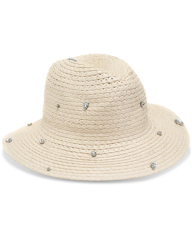 Chapeau Tricoté INC International Concepts Panama Packable Noir