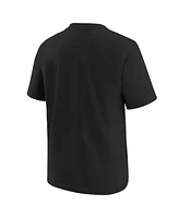 Big Boys Nike Black San Francisco 49ers Super Bowl Lviii Team Logo Lockup T-shirt