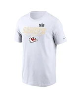 Men's Nike White Kansas City Chiefs Super Bowl Lviii Iconic T-shirt