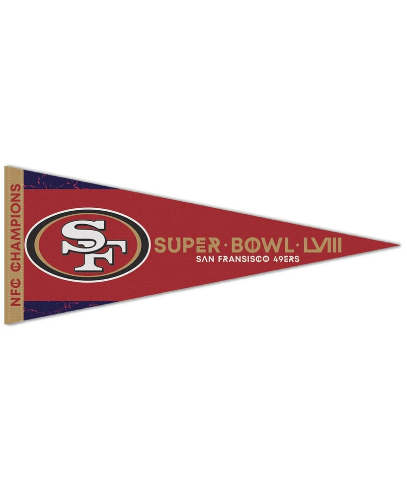 Wincraft San Francisco 49ers 2023 Nfc Champions 12" x 30" Premium Pennant