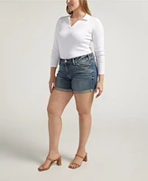 Silver Jeans Co. Plus Suki Mid Rise Curvy Fit Shorts