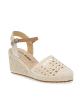 Anne Klein Women's Zida Closed Toe Espadrille Wedges