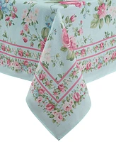 Vintage-Like Floral Garden Tablecloth