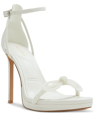 Aldo Women's Serene Bow Ankle-Strap Bow Dress Sandals