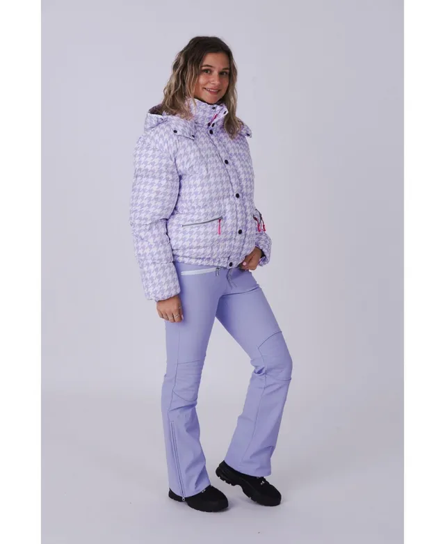 Oosc Women's Patchwork Chic Puffer Jacket