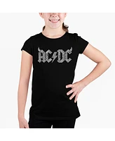 Girl's Word Art T-shirt - Acdc