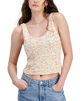 Hippie Rose Juniors' Mesh Corset Tank