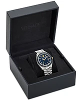 Versace Men's Swiss Stainless Steel Bracelet Watch 42mm