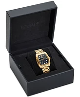 Versace Women's Swiss Gold Ion-Plated Stainless Steel Bracelet Watch 45x36mm