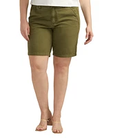 Jag Plus Size Tailored Shorts